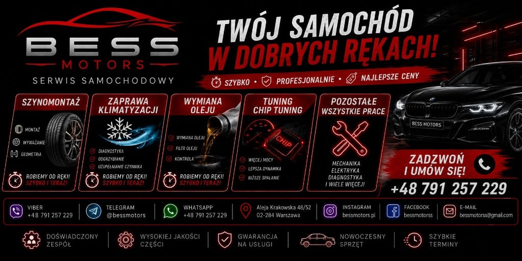 BESS MOTORS — serwis klimatyzacji i mechanika Warszawa